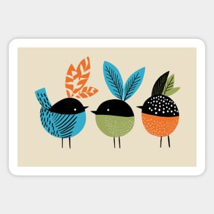 Three Little Birds Magnet